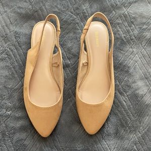 Old Navy Nude Sling Back Flats